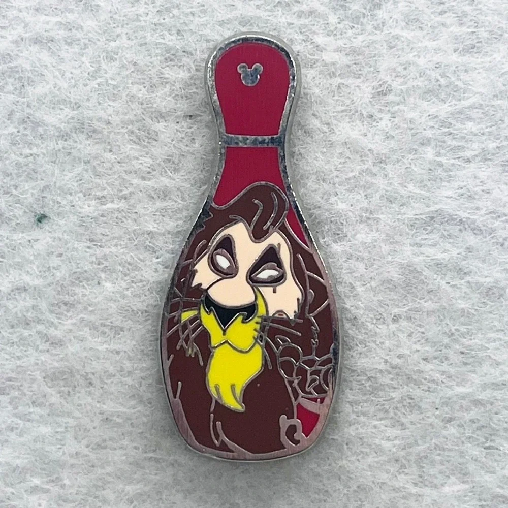 🔮 5/$25 Disney Villains‎ Bowling Pin The Lion King Scar Pin